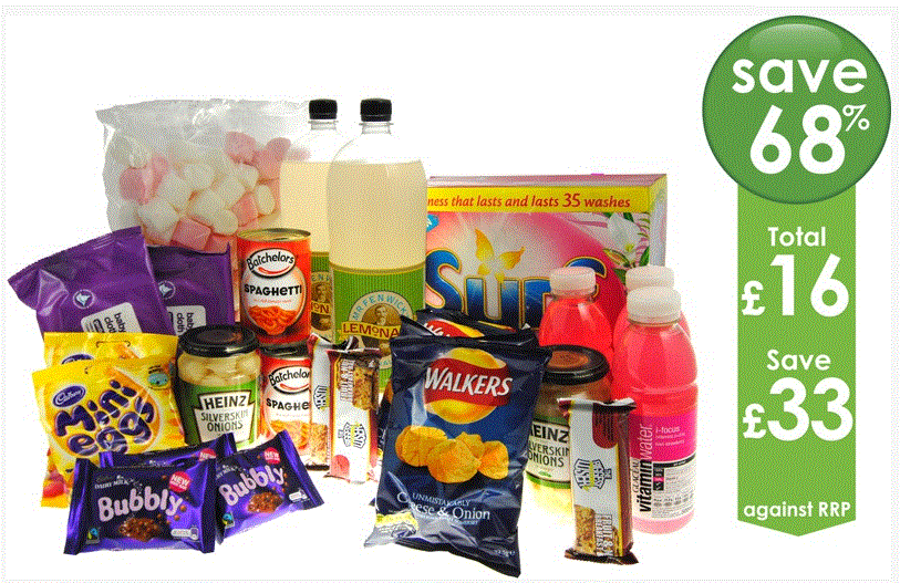 Up to 70% discount off food supermarket shopping
