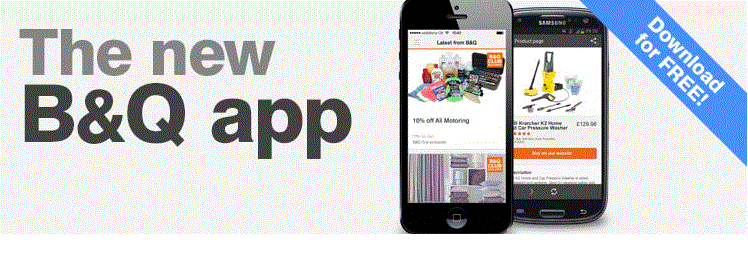 Exclusive free offers with B&Q Club app