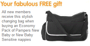 Free baby gift - Free changing bag