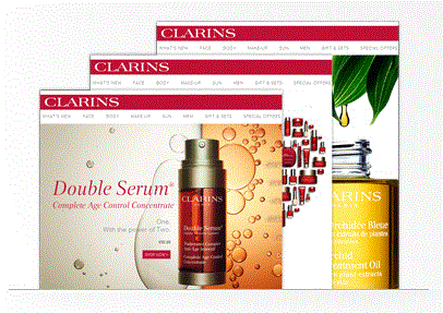 Free Clarins welcome gift