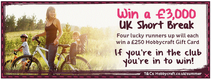 Win £3,000 and 15% discount at Hobbycraft club