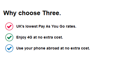 freebie phone sim from three mobile