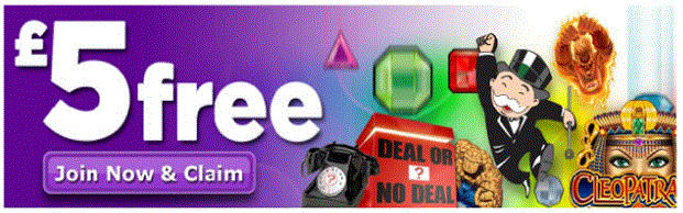 Free 5 pound bet at 888 games
