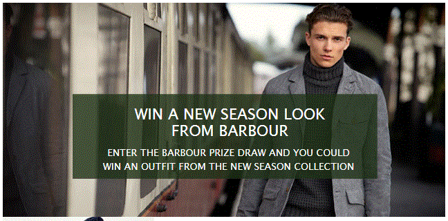 Win Barbour new season outfit for free