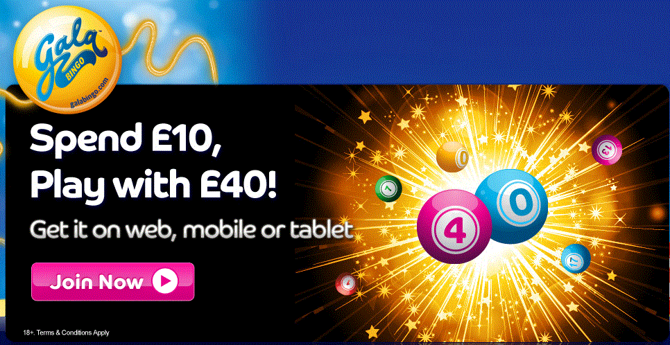 Free Gala Bingo offer
